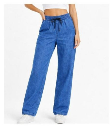 Lastikli Palazzo Pantalon
