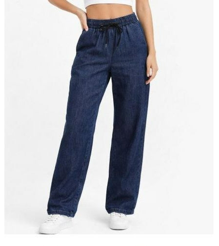 Lastikli Palazzo Pantalon